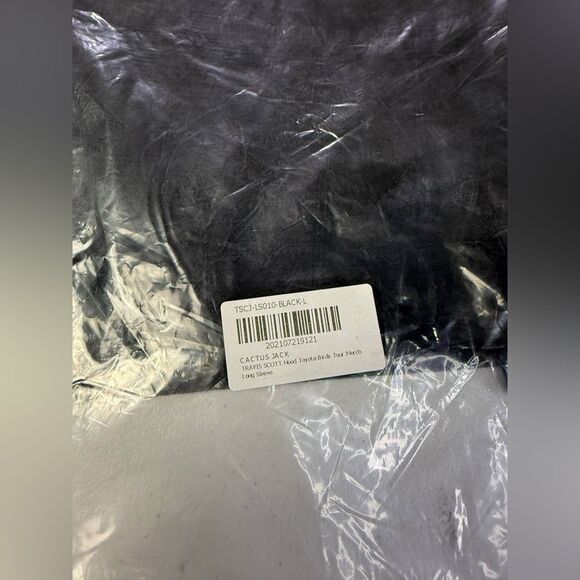 New Travis Scott T'S Birds The Ends Tour Black Long-Sleeve T-Shirt Sz L - Picture 9 of 9